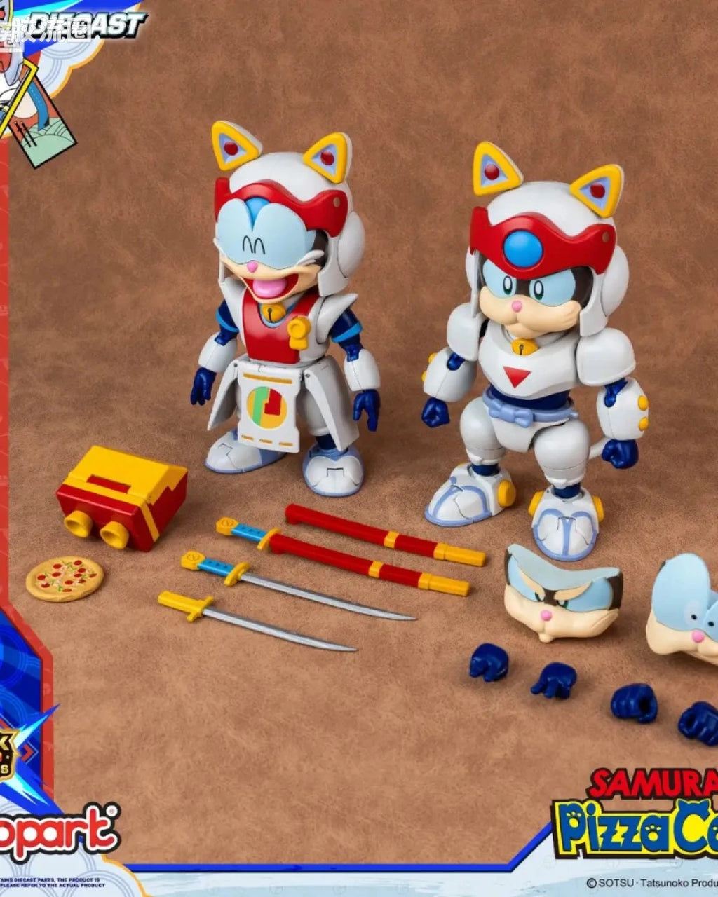 YOLOPARK Amk Pro Series Samurai Pizza Cats Speedy