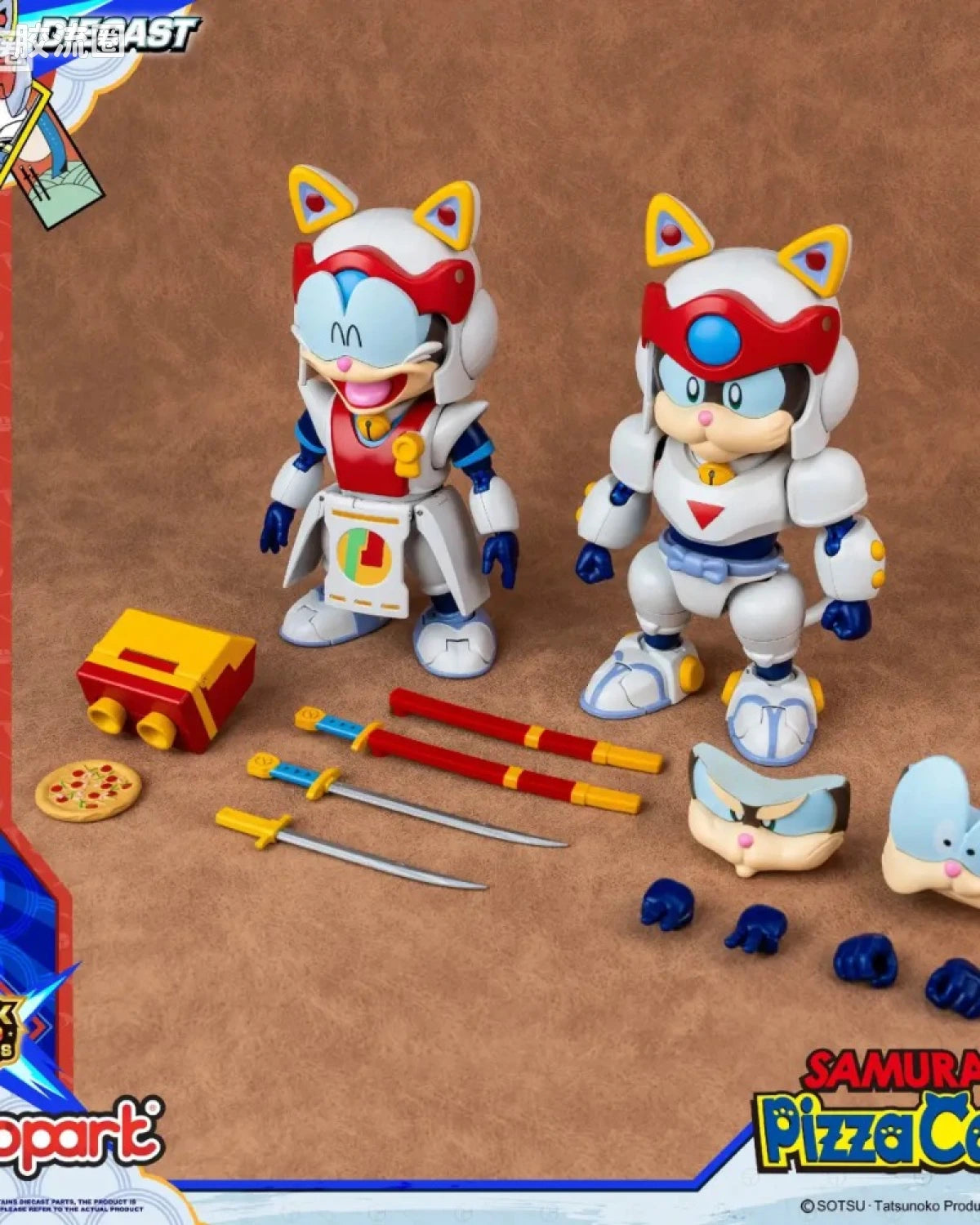 YOLOPARK Amk Pro Series Samurai Pizza Cats Speedy