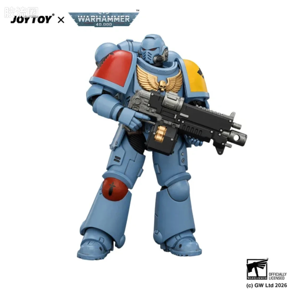JoyToy Space Wolves Intercessor With Bolt Rifle Bolt Pistol And Chainsword