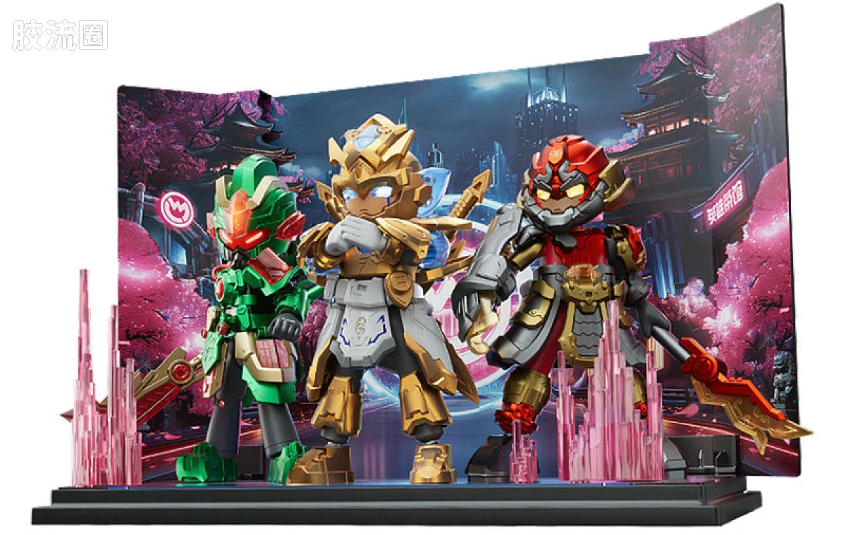 Blokees Herospire - Taoyuan San Jieyi (Oath of the Peach Garden (Glowing Eyes Ver.))