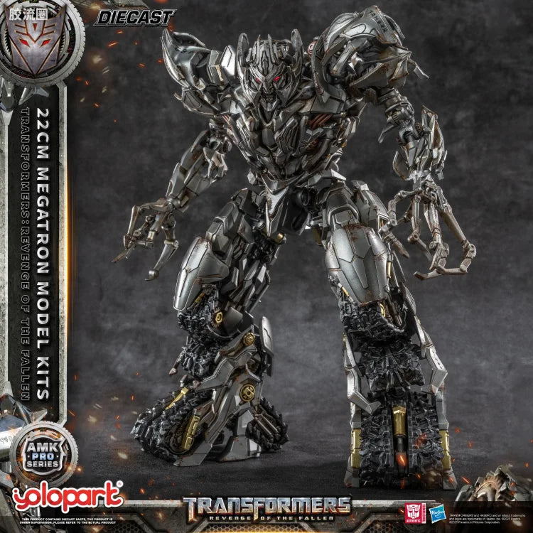 YOLOPARK Amk Pro Series Transformers Revenge Of The Fallen 22cm Megatron Model Kits