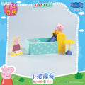 YOLOPARK Peppa Pig Playset Series Mini Playset Series With Figure Pool Slide