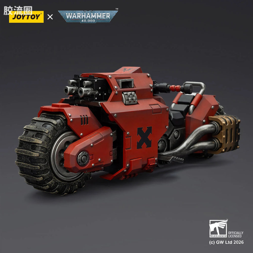 JoyToy Ikewithtwin Linkedboltriflesblood Angels Raider Pattern Combat Bike With Twin Linked Bolt Rifles