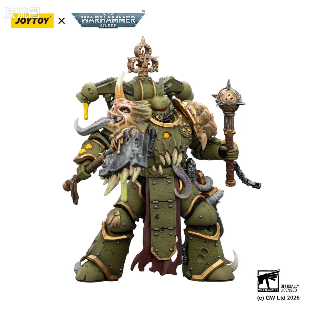 JoyToy Death Guard Plague Marine With Bubotic Axe And Plague Knife