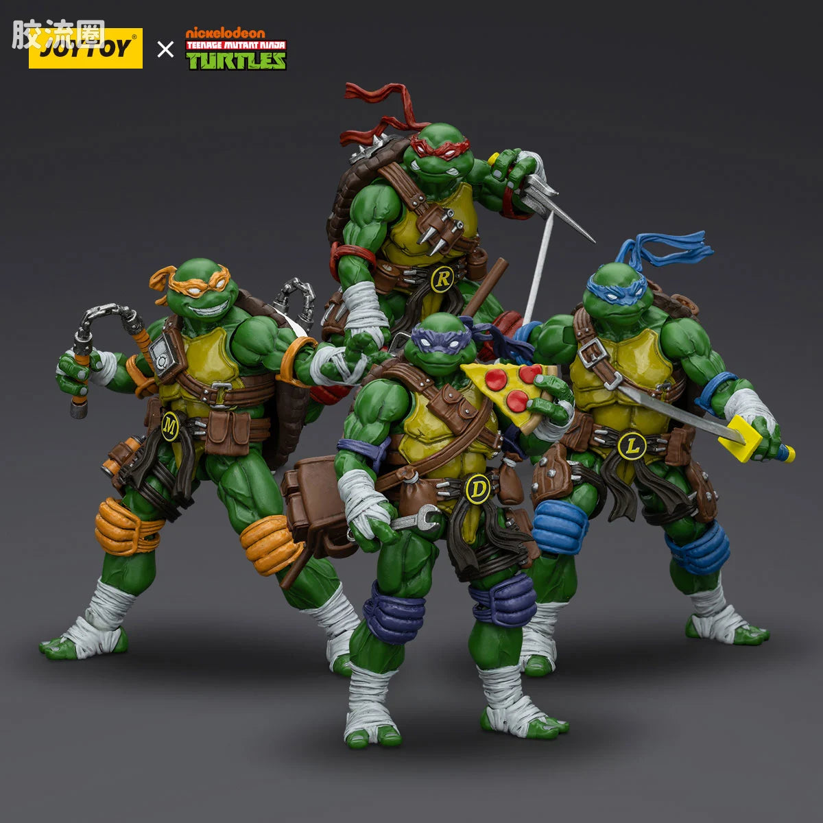 JoyToy TMNT Teenage Mutant Ninja Turtles (Set of 4)