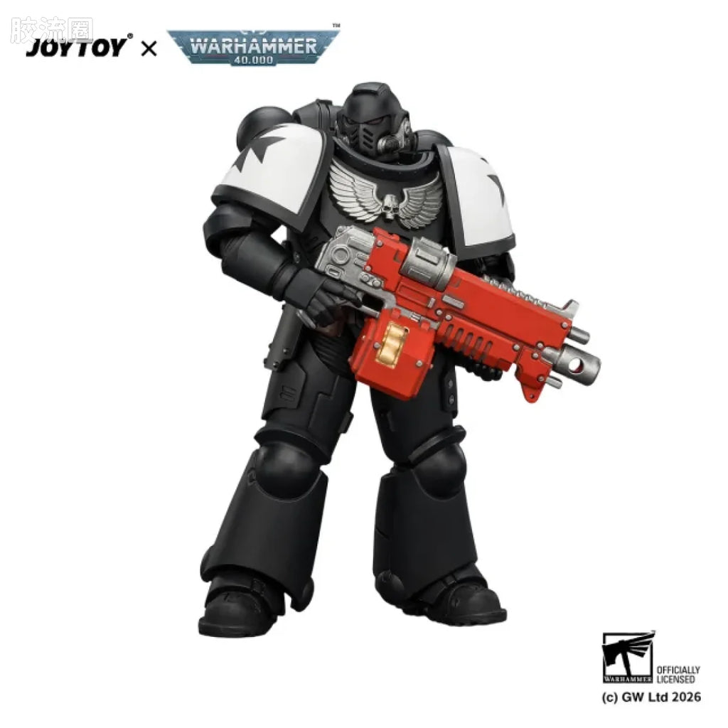 JoyToy Black Templars Intercessor With Bolt Rifle Bolt Pistol And Chainsword