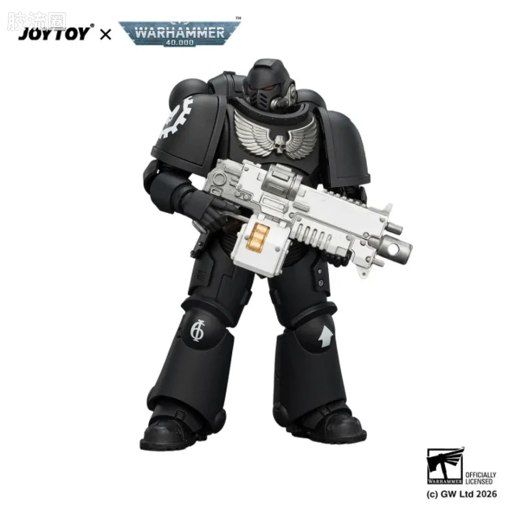 JoyToy Iron Hands Intercessor With Bolt Rifle Bolt Pistol And Chainsword