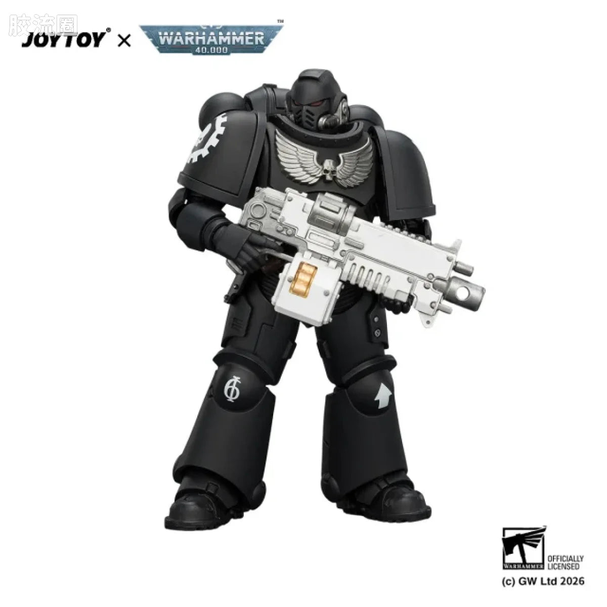 JoyToy Iron Hands Intercessor With Bolt Rifle Bolt Pistol And Chainsword