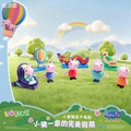 YOLOPARK Peppa Pig Movie Figure Set Peppa Familys Perfect Holiday
