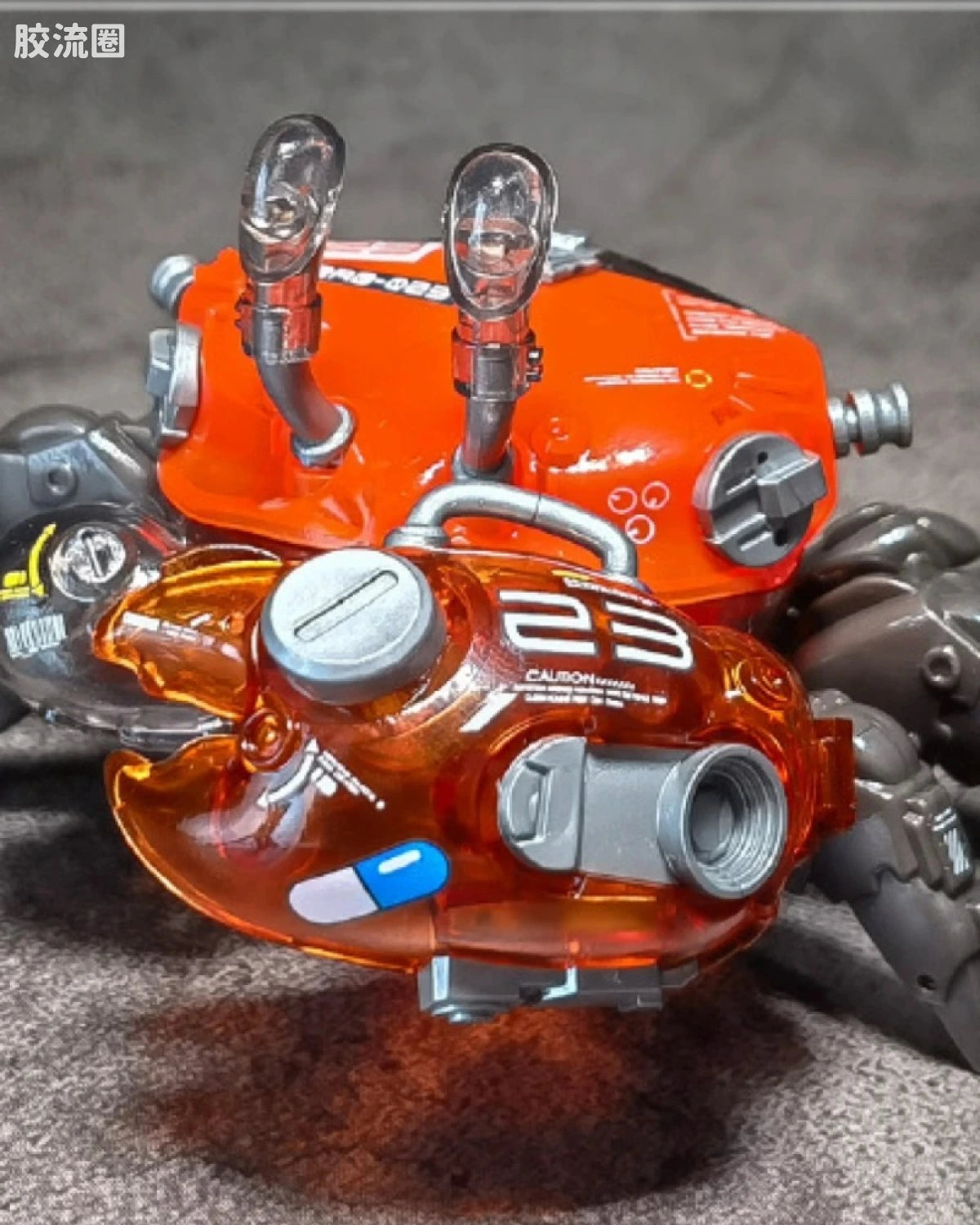 Orange Cat Industry Aquaculture Tank - Zhaochaoxie Baozou Hong (Fiddler Crab, Rampage Red)