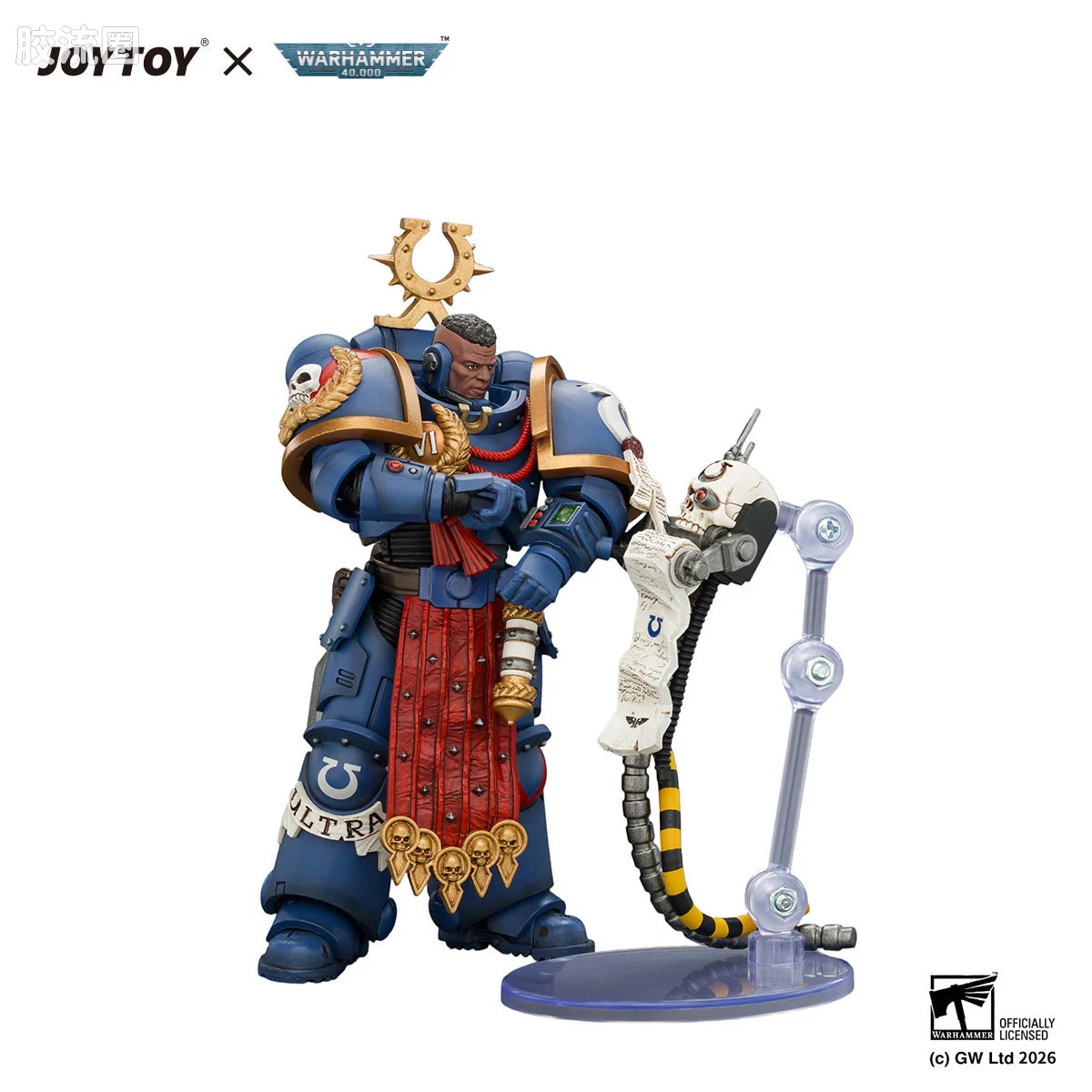 JoyToy Ultramarines Ferren Areios With Thunder Hammer And Bolt Pistol