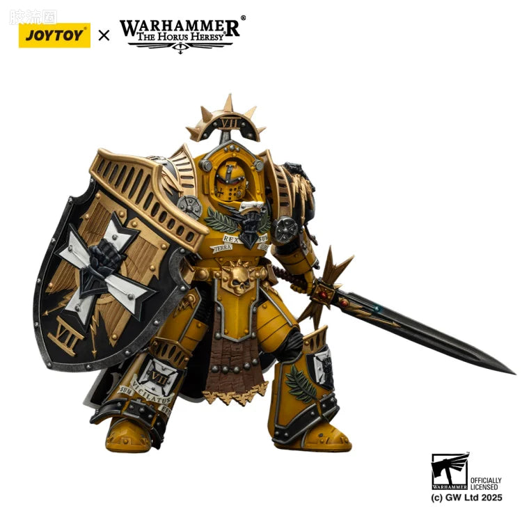 JoyToy Imperial Fists Legion Praetor in Tartaros Terminator Armour with Power Sword and Vigil Storm Shield
