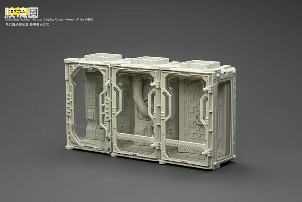 JoyToy Individual Soldier Hangar Display Case Armor White