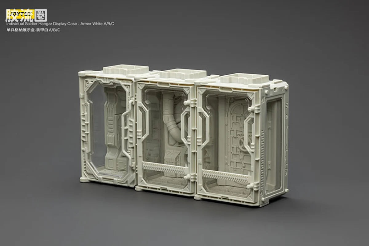 JoyToy Individual Soldier Hangar Display Case Armor White