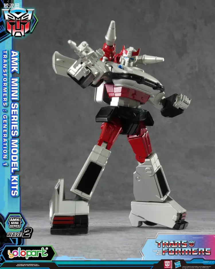 YOLOPARK Transformers AMK Mini Series Wave 2 - Bluestreak (Shattered Glass) Model Kit