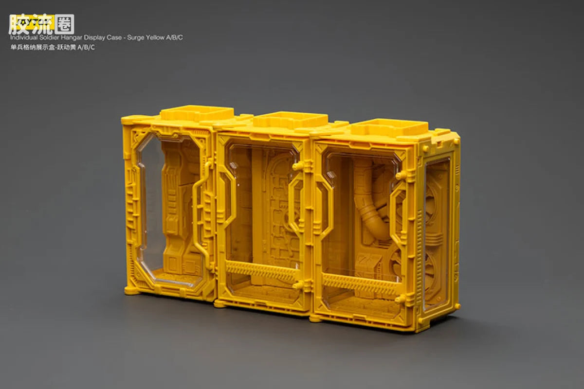 JoyToy Individual Soldier Hangar Display Case Surge Yellow