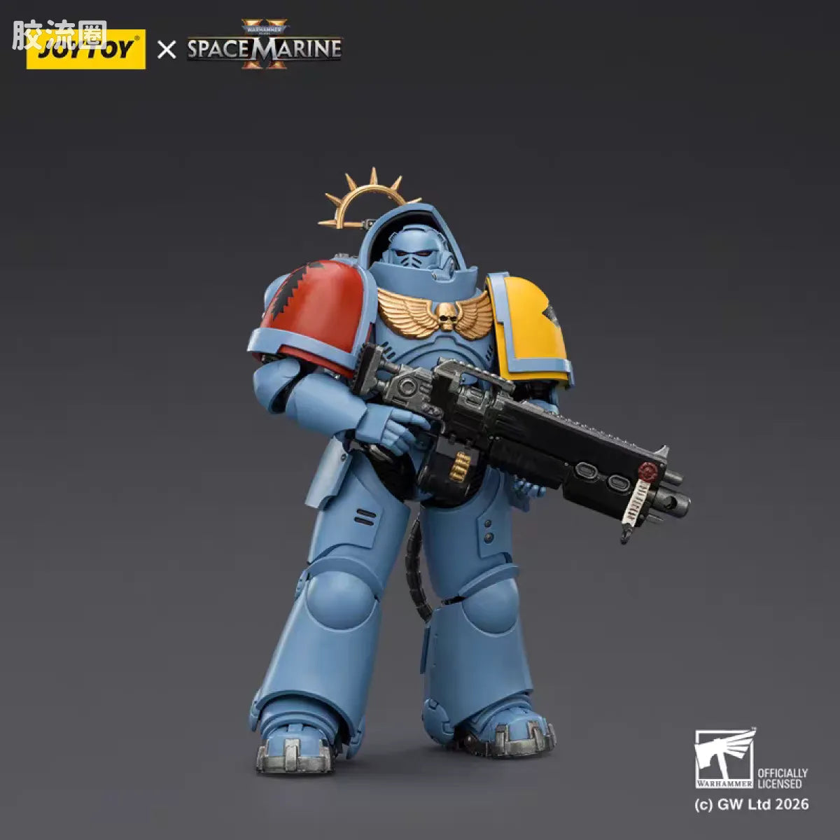 JoyToy Game Edition Space Wolves Heavy Intercessor With Heavy Bolt Rifle And Bolt Pistol