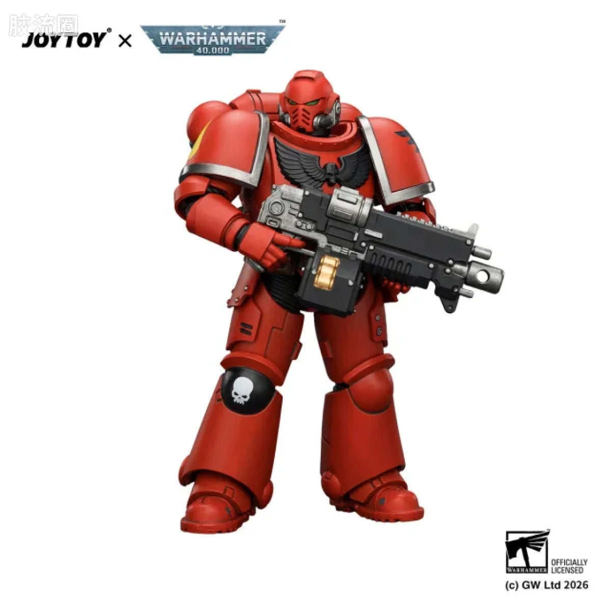 JoyToy Blood Angels Intercessor With Bolt Rifle Bolt Pistol And Chainsword