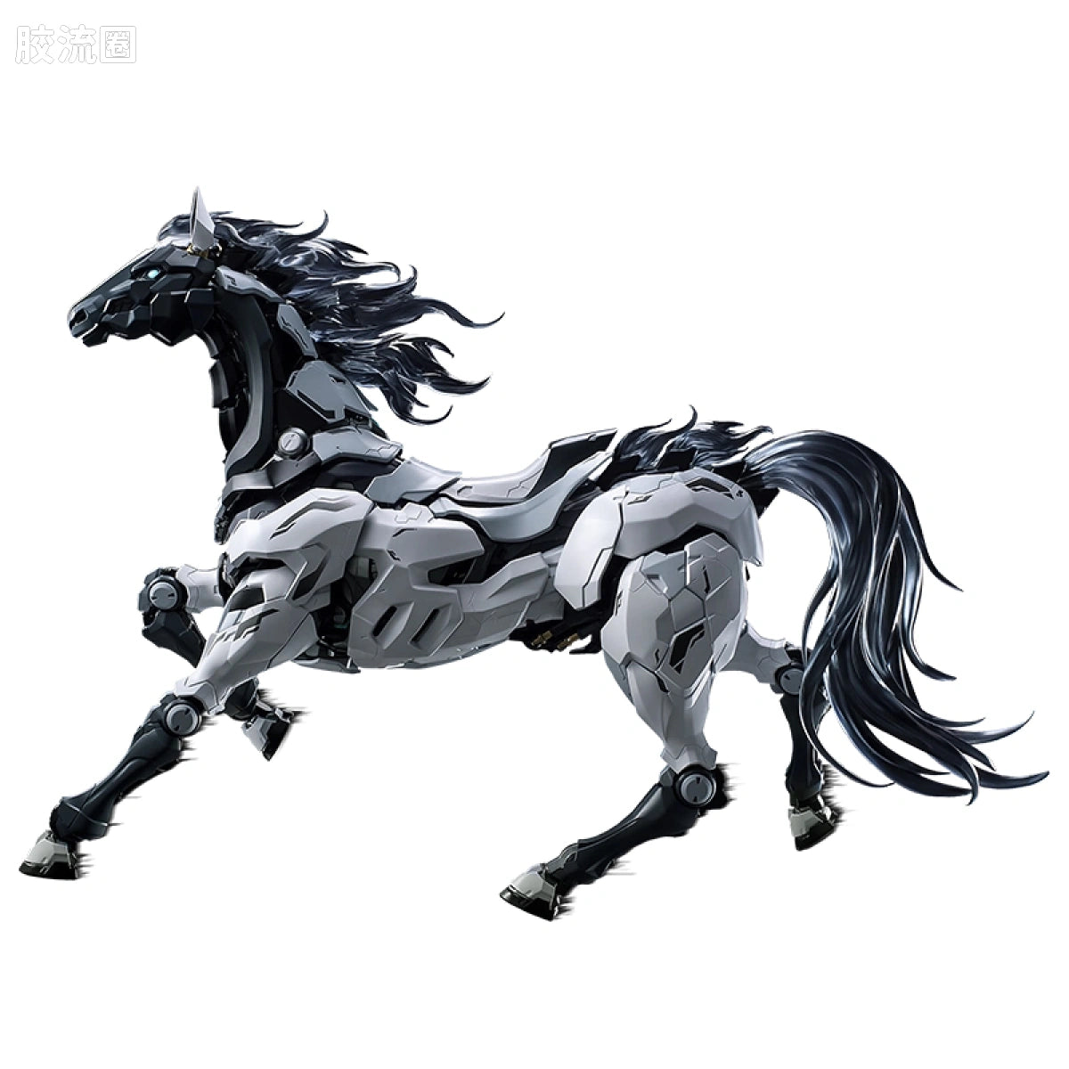 MOSHOW x Xu Beihong Mechanical Horse Alloy Frame Model Kit (White Ver., Crowdfunding Edition)