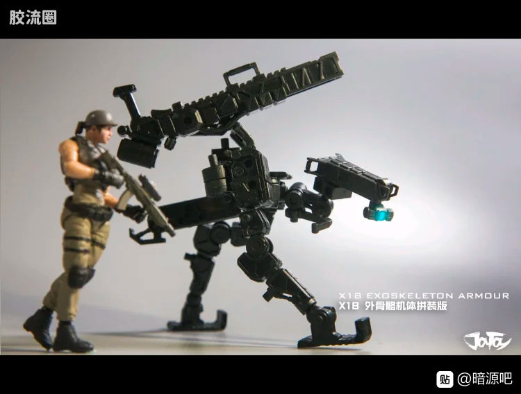 JoyToy Dark Source Assembly Mecha Series - Heise x18 Jijia (Runner Assembly: Black x18 Mecha)