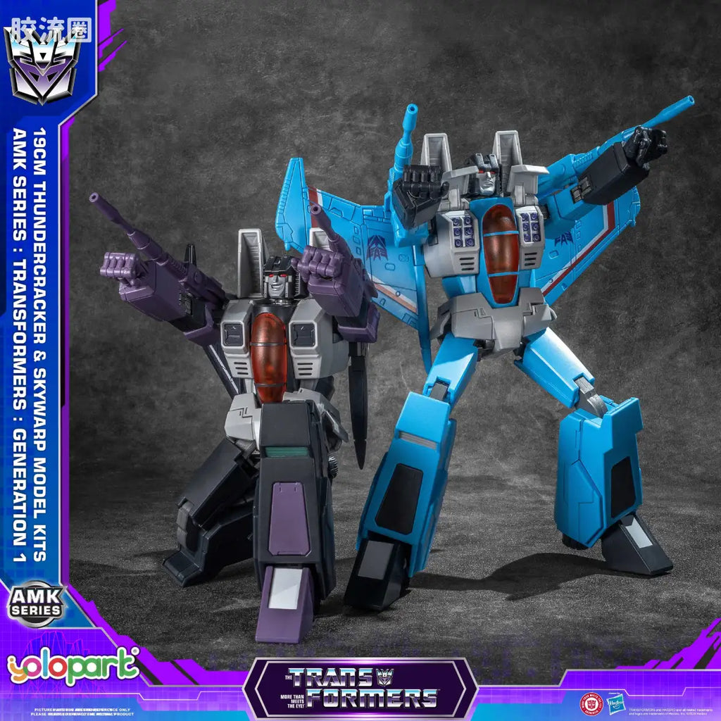 YOLOPARK Transformers Generation One Amk Series Thundercracker Skywarp Model Kit