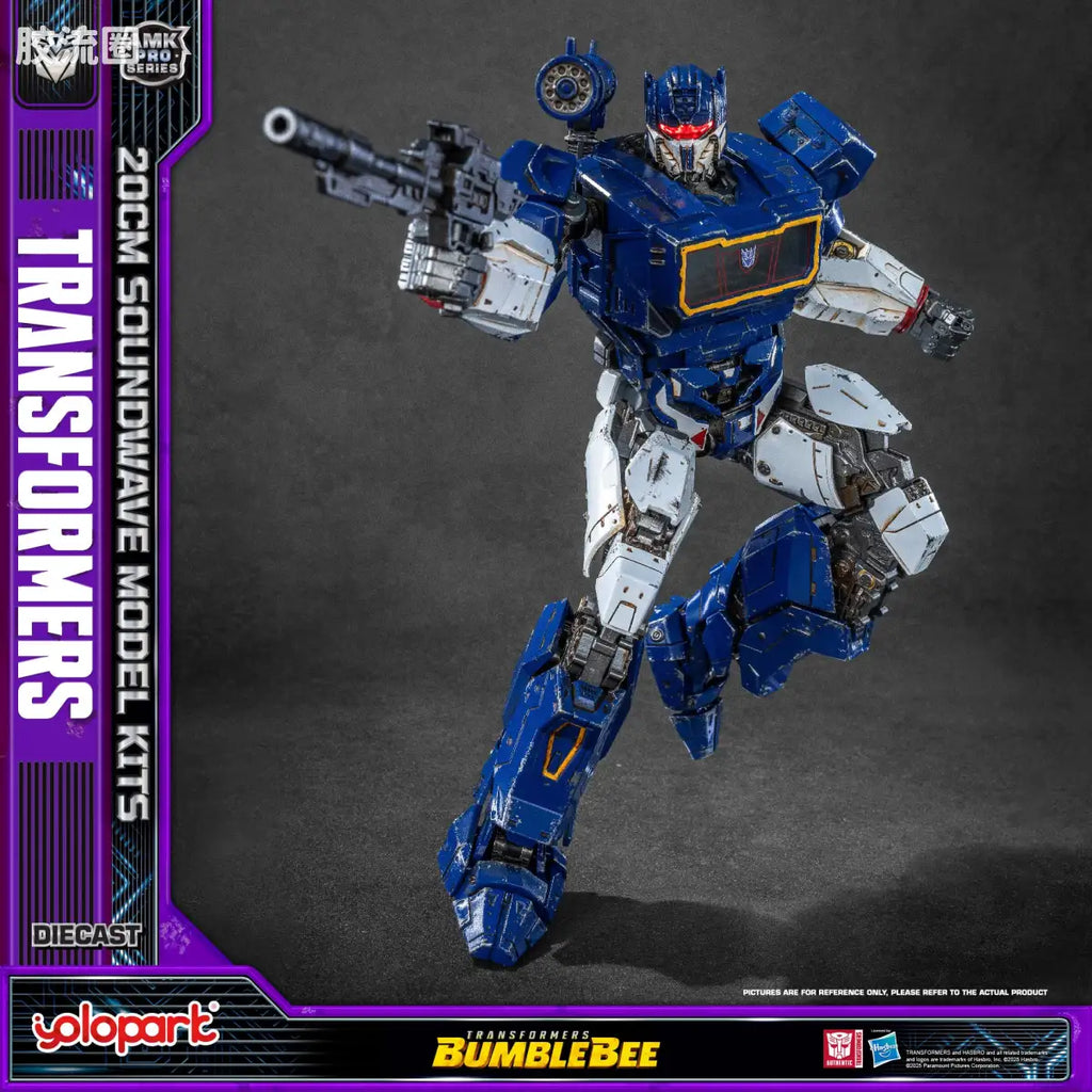 YOLOPARK Transformers Bumblebee Amk Pro Series 20cm Soundwave Model Kit