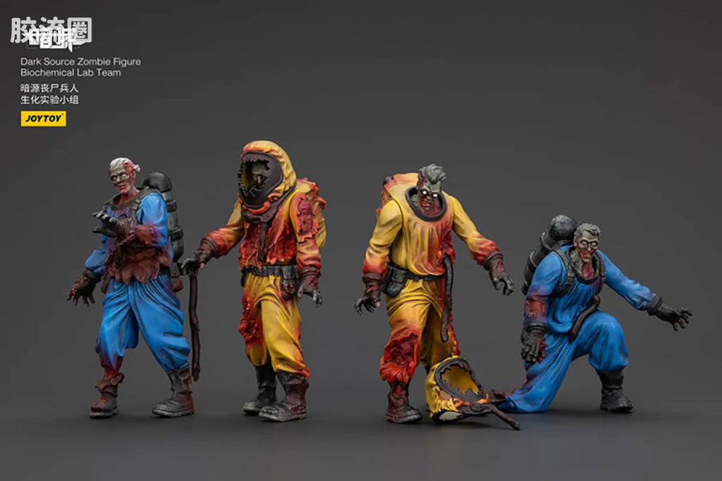 JoyToy Dark Source Zombie Figure Biochemical Lab Team