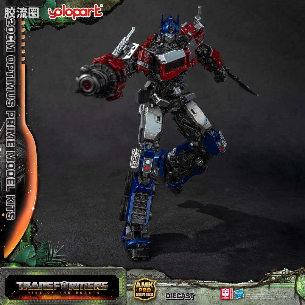 YOLOPARK Transformers Rise Of The Beasts Amk Pro Series 20cm Optimus Prime Model Kit