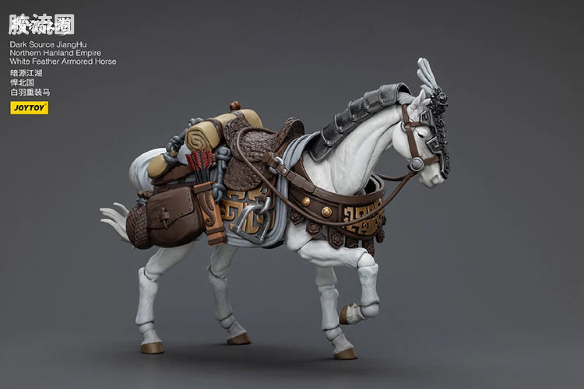 JoyToy Dark Source JiangHu Northern Hanland Empire White Feather Armored Horse