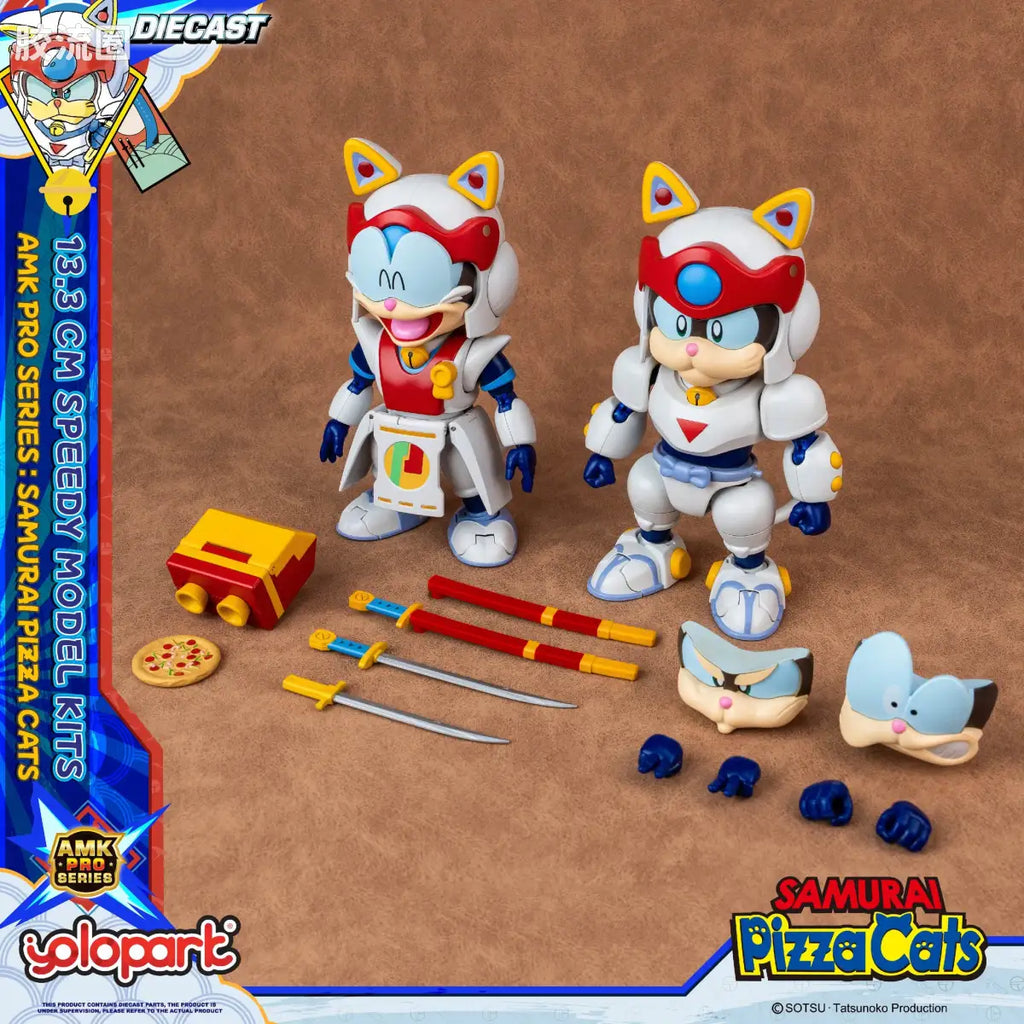 YOLOPARK Amk Pro Series Samurai Pizza Cats Speedy