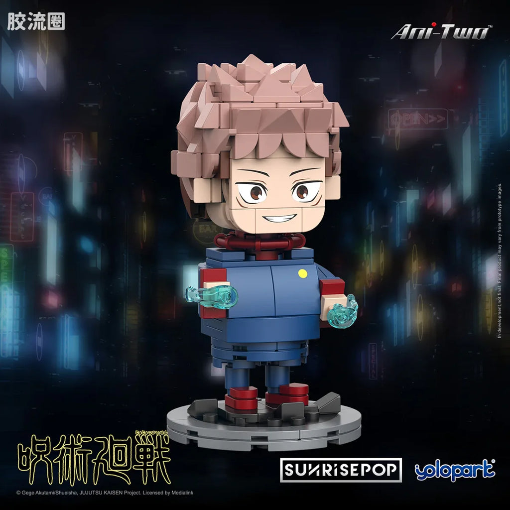 YOLOPARK Jujutsu Kaisen Big Head Bricks Yuji Itadori