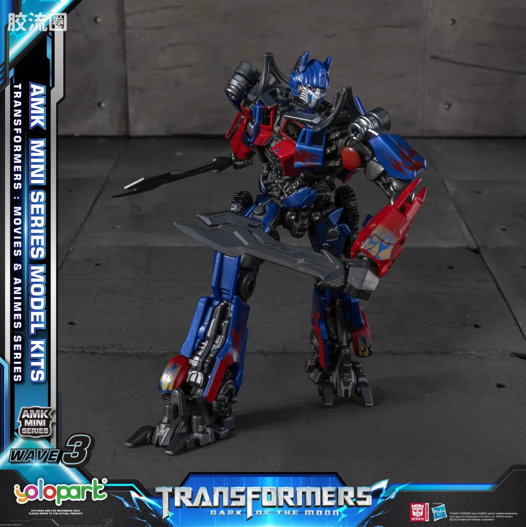 YOLOPARK Transformers G1 Movie Amk Mini Series Wave 3 Tf3 Optimus Prime Model Kit