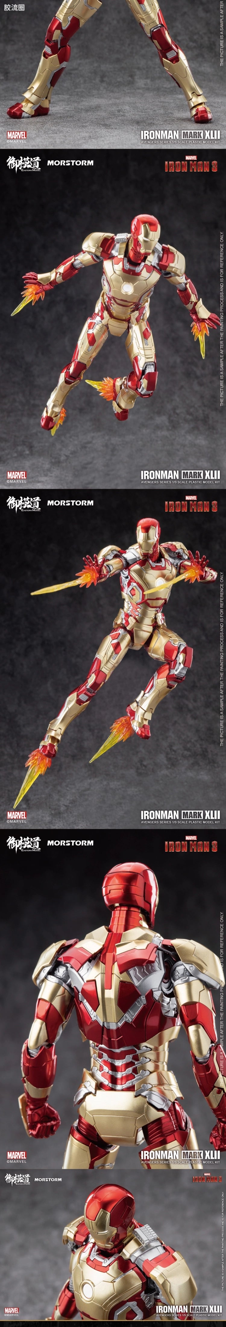 Eastern Model Morstorm 1/9 Iron Man MK42 Model Kit (Deluxe Ver.)