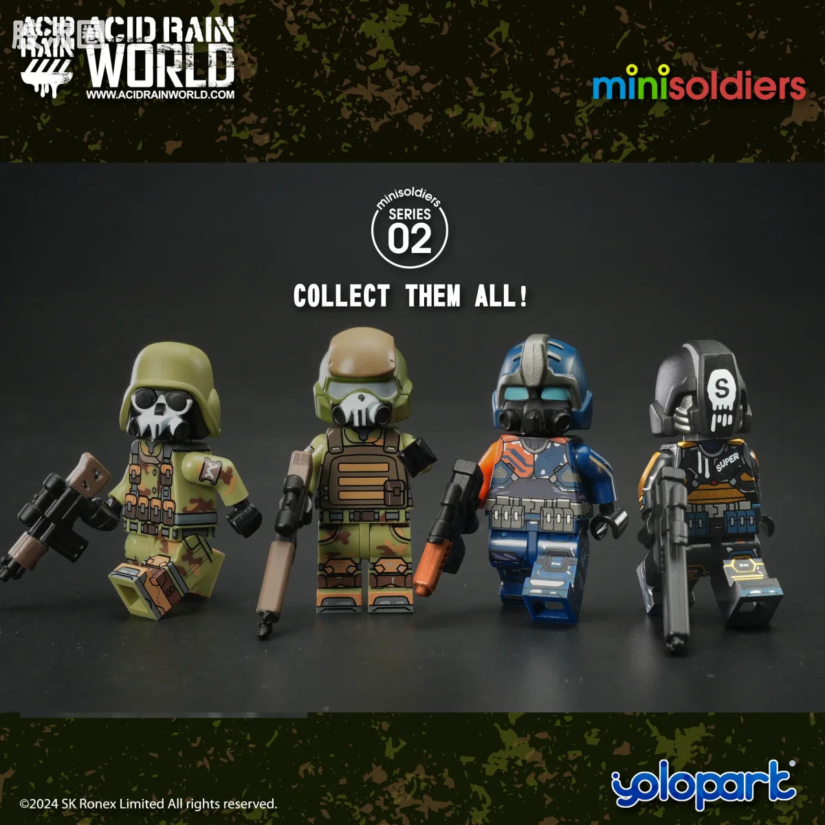 YOLOPARK 2acid Rain World Minisoldiers Series