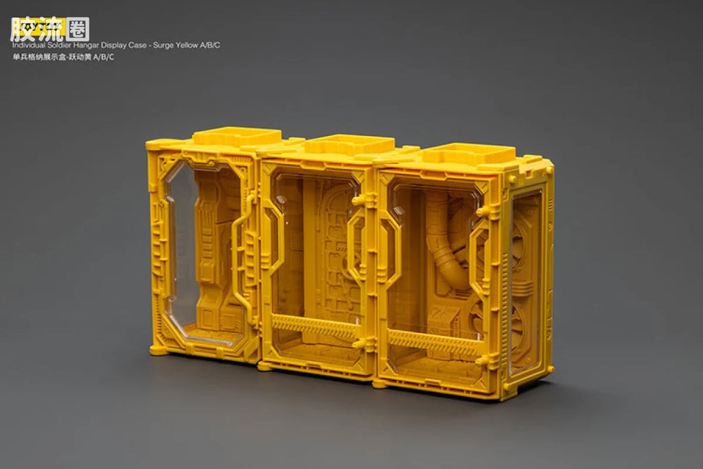 JoyToy Individual Soldier Hangar Display Case Surge Yellow