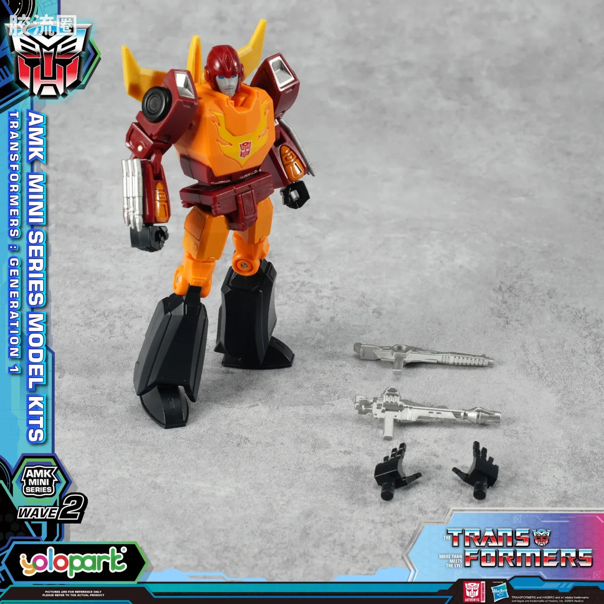 YOLOPARK Transformers Generation One Amk Mini Series Wave 2 Model Kit Rodimus Prime