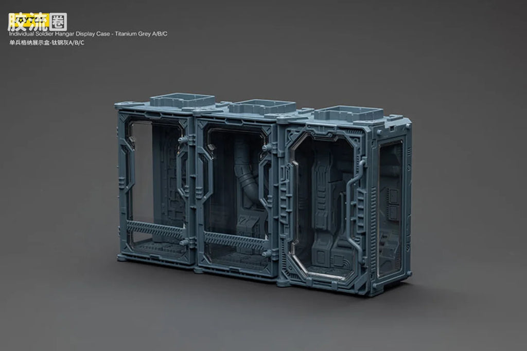 JoyToy Individual Soldier Hangar Display Case Titanium Grey