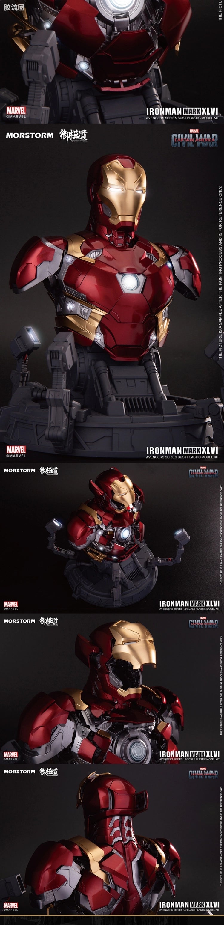 Eastern Model Morstorm Iron Man MK46 Bust Model Kit [Captain America: Civil War]