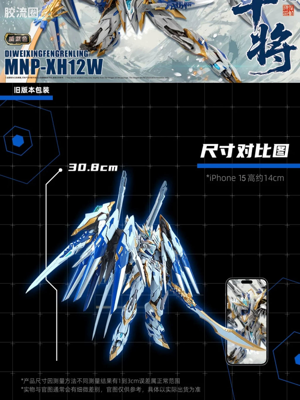 Motor Nuclear Legend of Star General MNP-XH12W Gan Jiang (Majestic Color Ver.) Model Kit