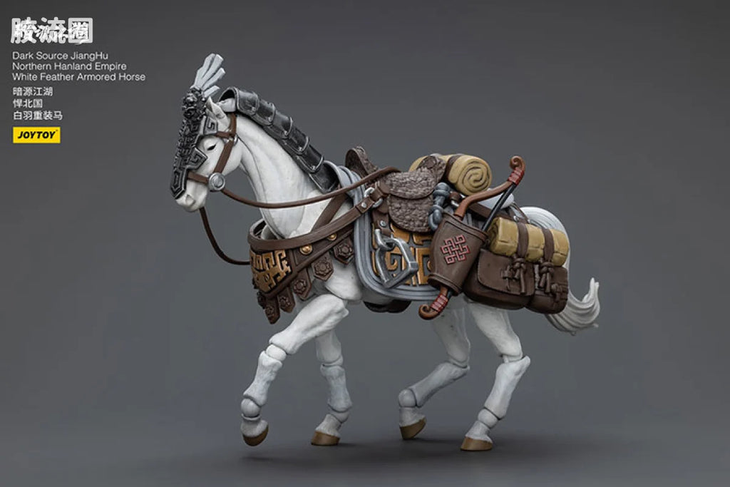 JoyToy Dark Source JiangHu Northern Hanland Empire White Feather Armored Horse