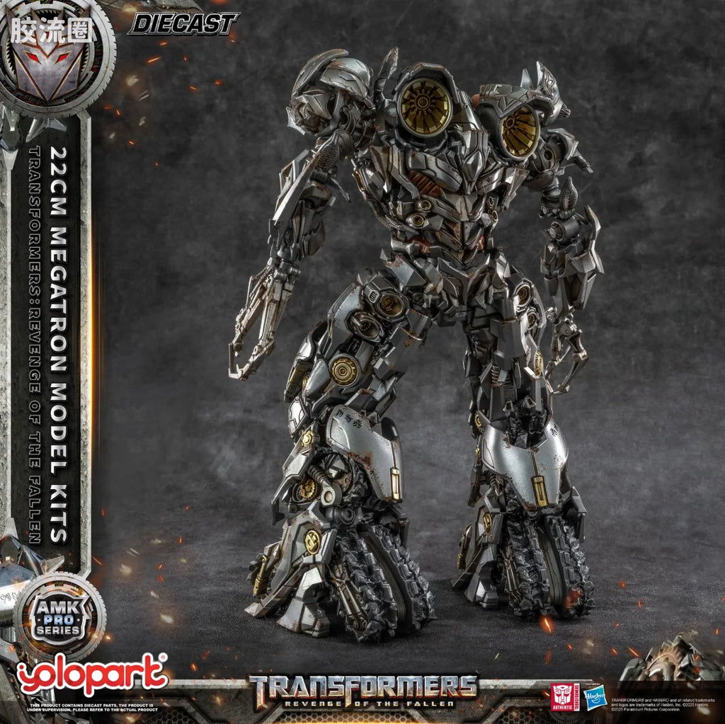 YOLOPARK Amk Pro Series Transformers Revenge Of The Fallen 22cm Megatron Model Kits