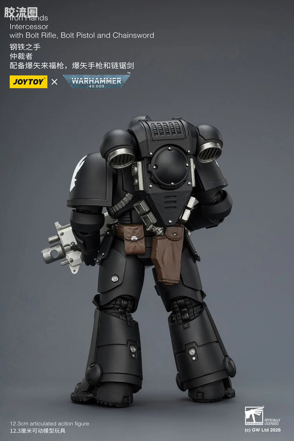 JoyToy Iron Hands Intercessor With Bolt Rifle Bolt Pistol And Chainsword