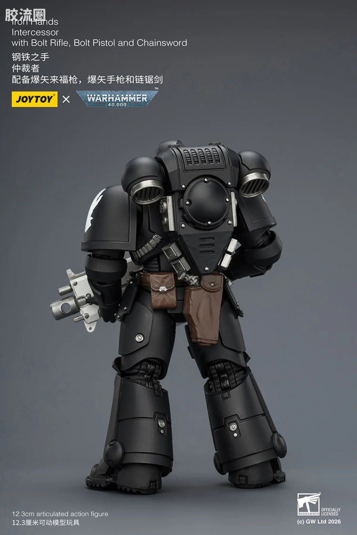 JoyToy Iron Hands Intercessor With Bolt Rifle Bolt Pistol And Chainsword