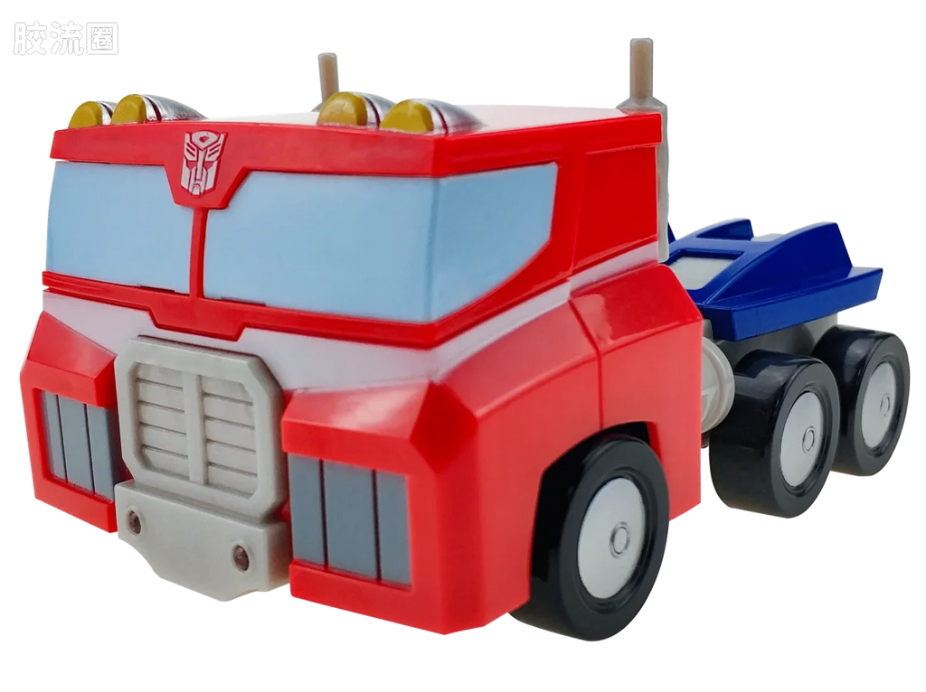 YOLOPARK Rescue Bots 12cm Potimus Prime Friction Car