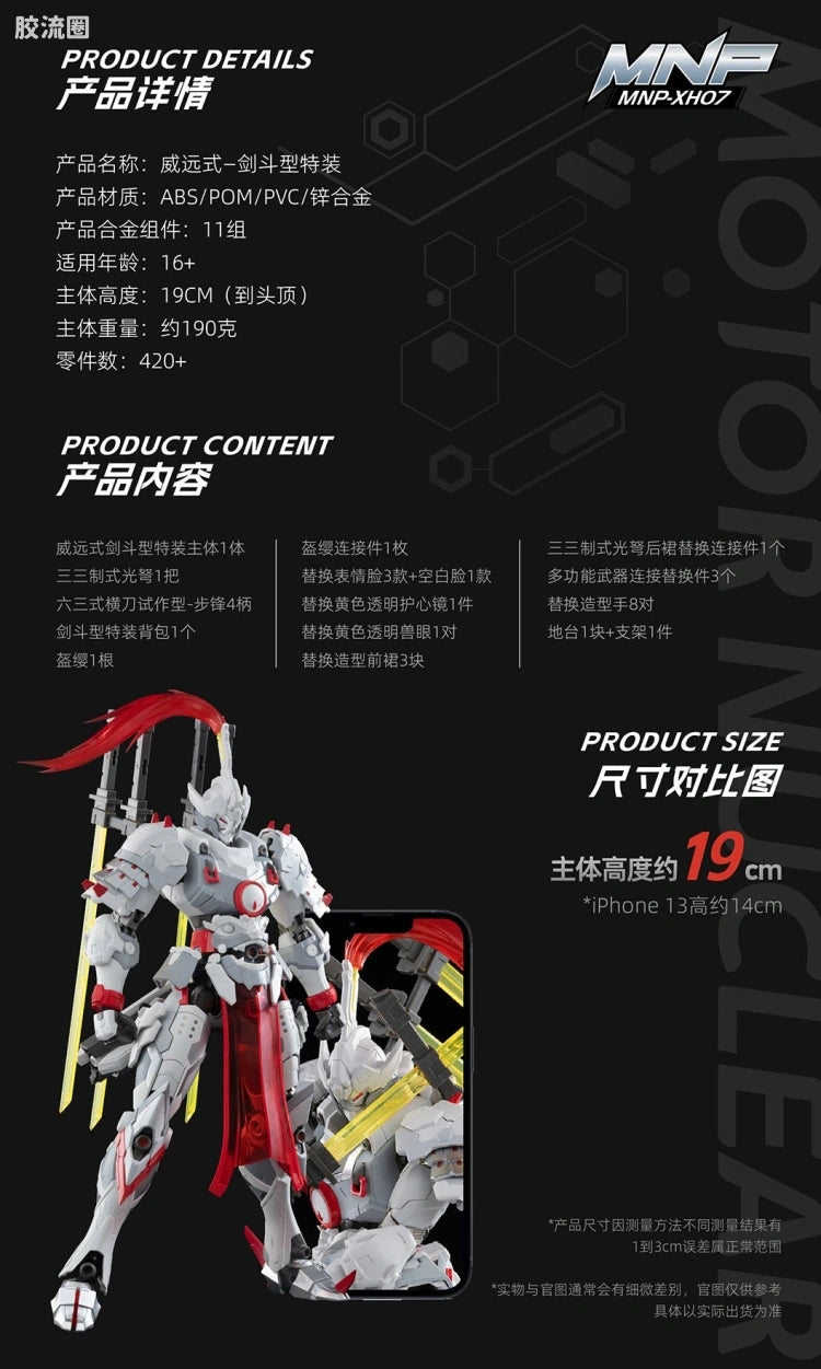Motor Nuclear Legend of Star General MNP-XH07 Wei Yuan Shi (Blade Spec) Model Kit