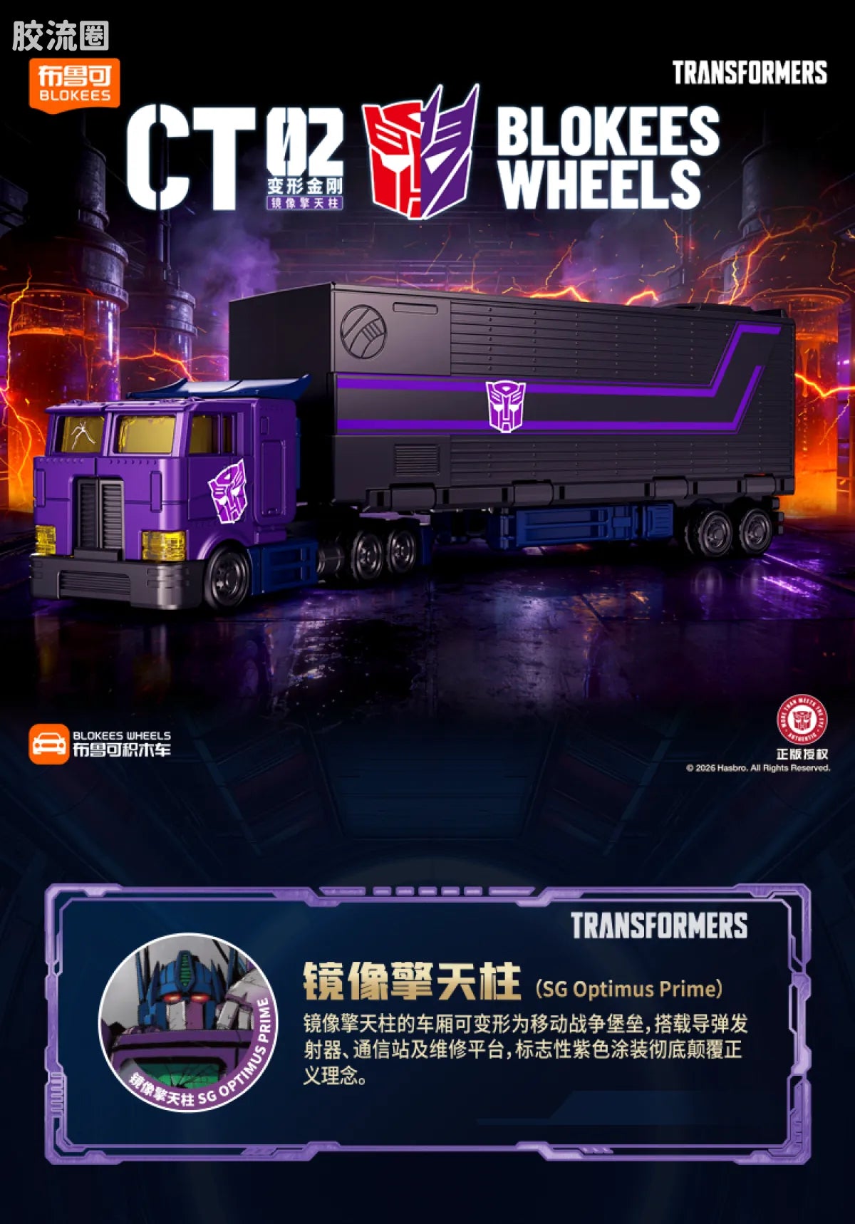 Blokees Wheels | Transformers CT02 SG Optimus Prime