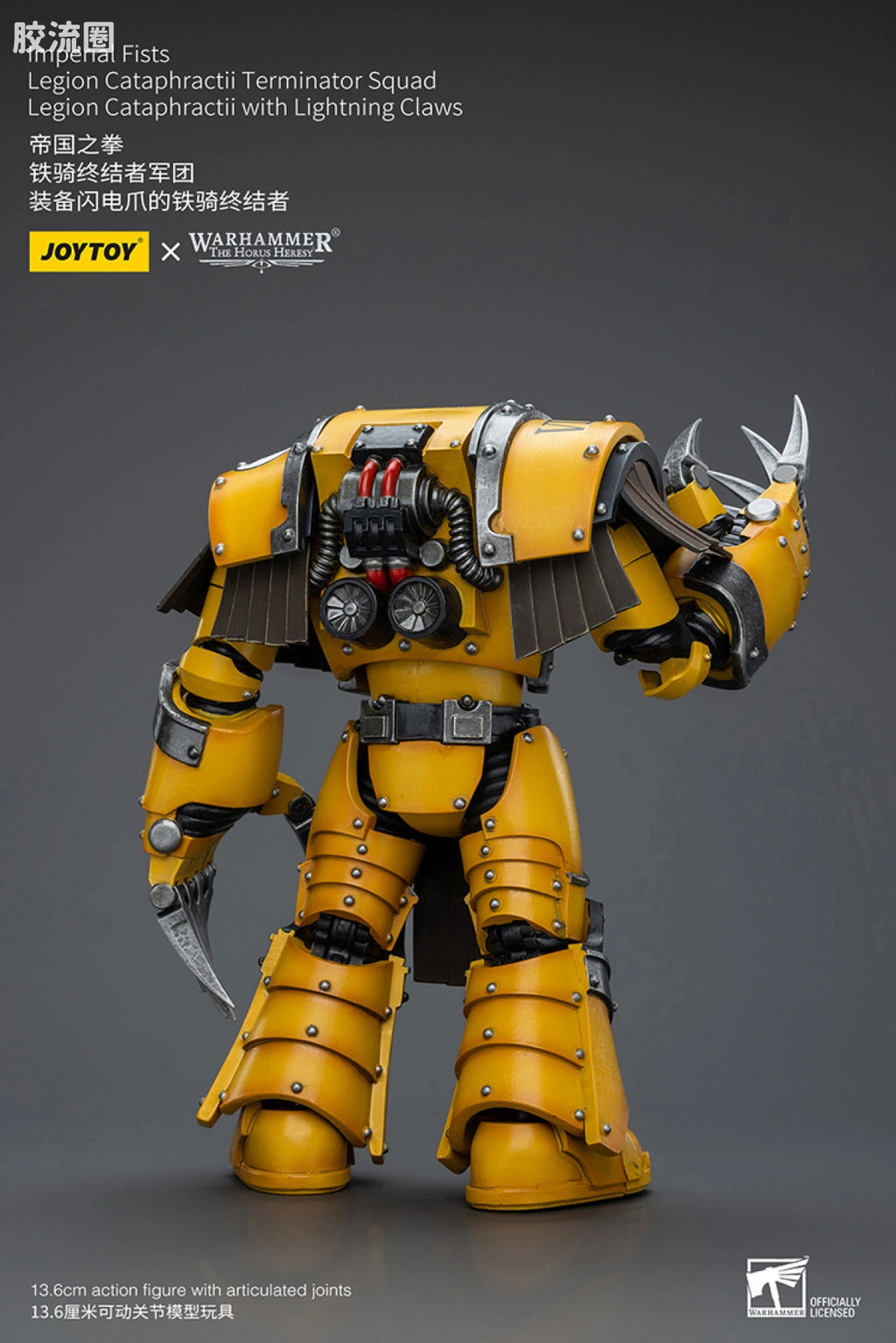 JoyToy Imperial Fists Legion Cataphractii Terminator with Lightning Claws