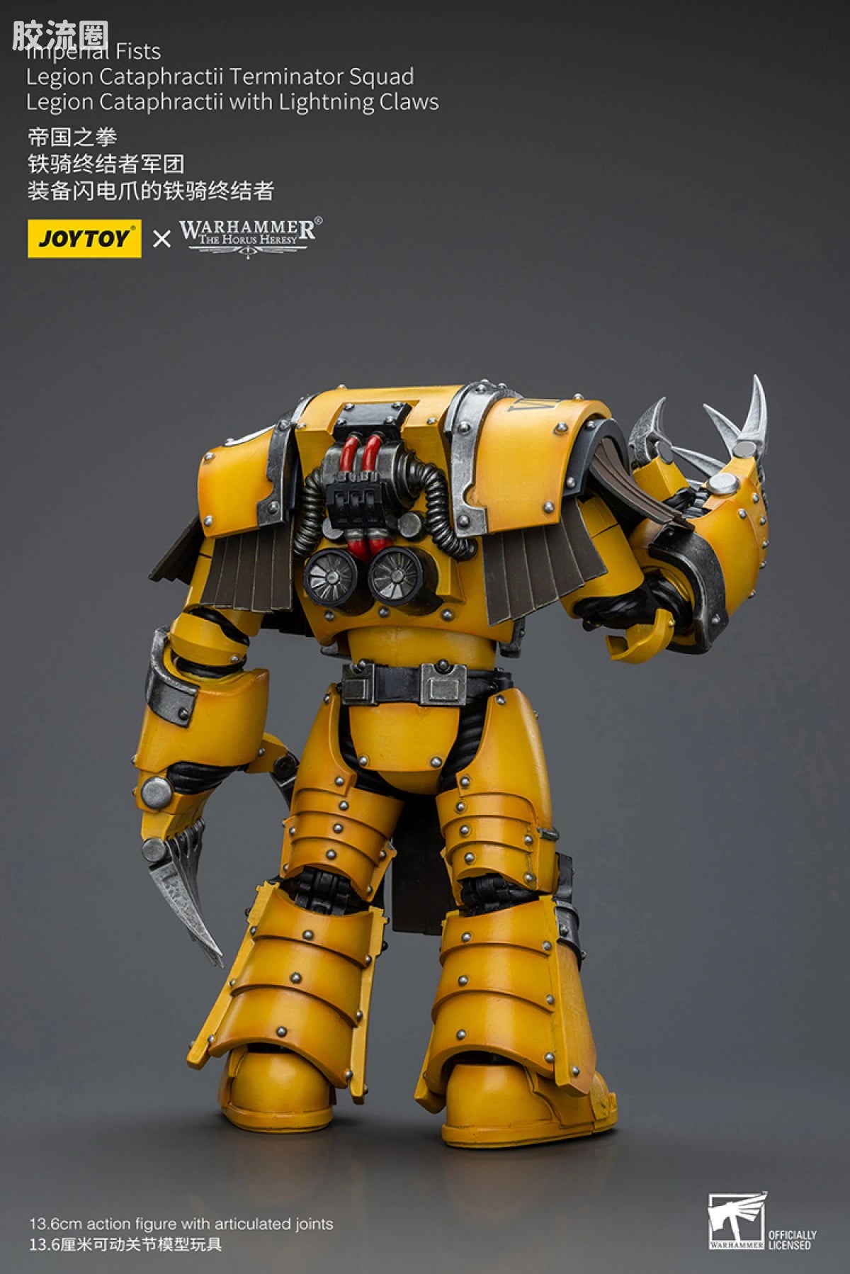 JoyToy Imperial Fists Legion Cataphractii Terminator with Lightning Claws