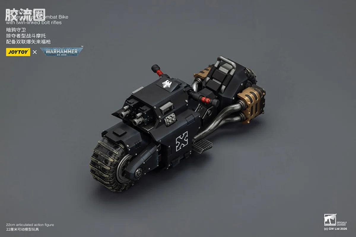 JoyToy Ikewithtwin Linkedboltriflesraven Guard Raider Pattern Combat Bike With Twin Linked Bolt Rifles