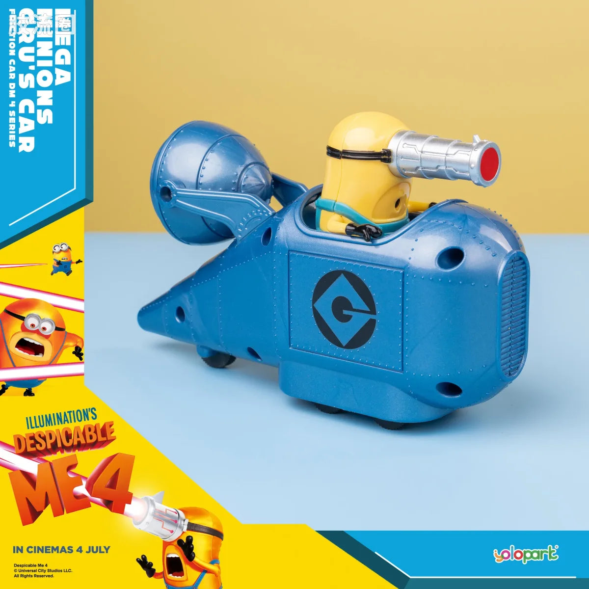 YOLOPARK Friction Car Mega Minions Grus Car